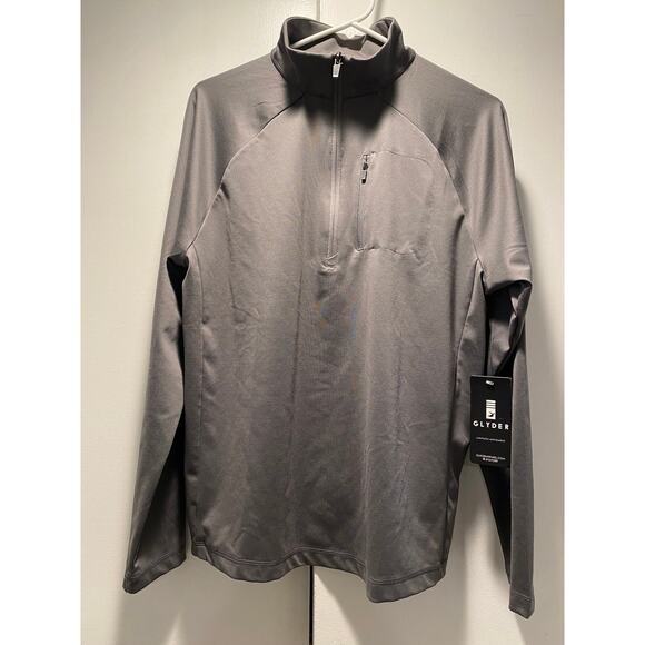 Glyder Denali Limitless Movement 1/4 Zip Pullover, Men's Size M, NEW Smoke Gray - Picture 2 of 4